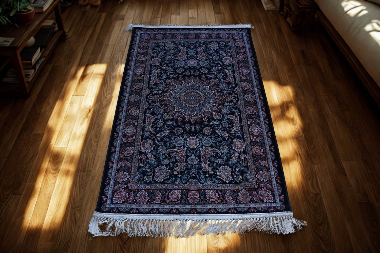 Midnight Gul 2.5×3 Irani - Style Accent - Homes and Company