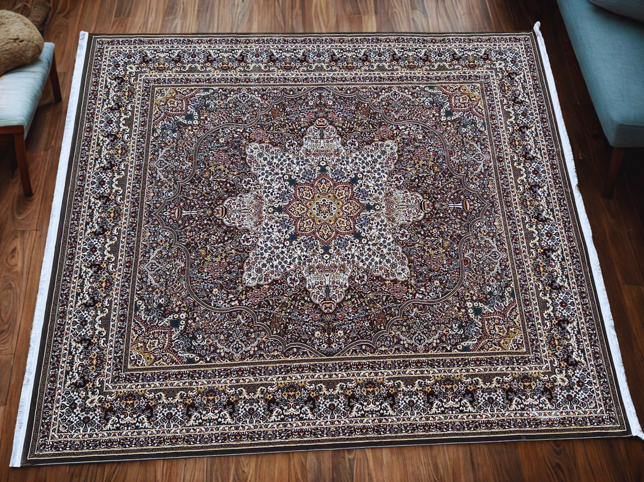 Turkish Luxury Carpet – 1.5 Million Points | High-Density Machine Made carpet for Living Room & Hotels