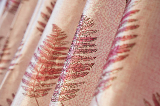Affordable Floral Curtain | Pink Polyester | Perfect for Any Room | Pack of 2 - Homes and Company