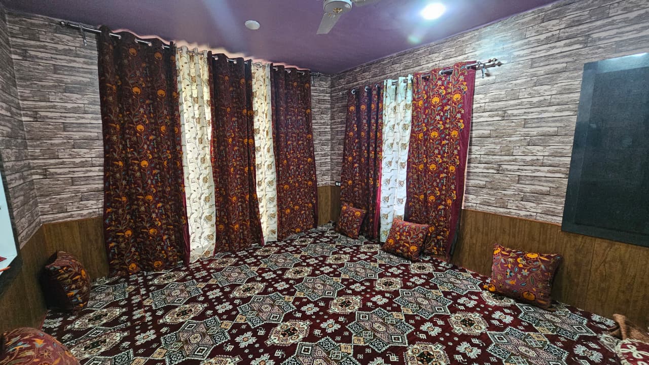 Crewel Heavy Embroidery Fabric (Sold by meter) - Homes and Company