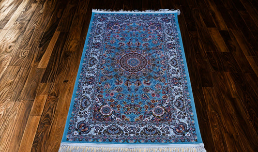 Irani Aqua Rug - Homes and Company