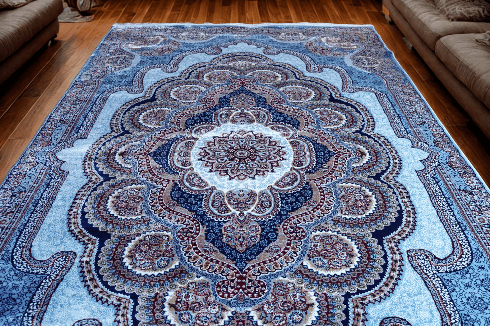 Shalimar Weave Premium Machine - Made Shiny Carpet - Homes and Company