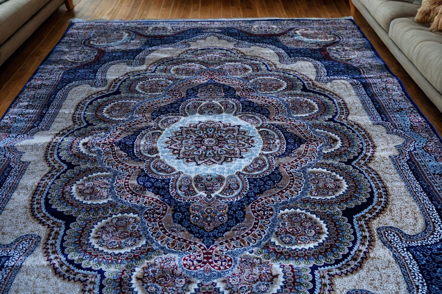 Shalimar Weave Premium Machine - Made Shiny Carpet - Homes and Company