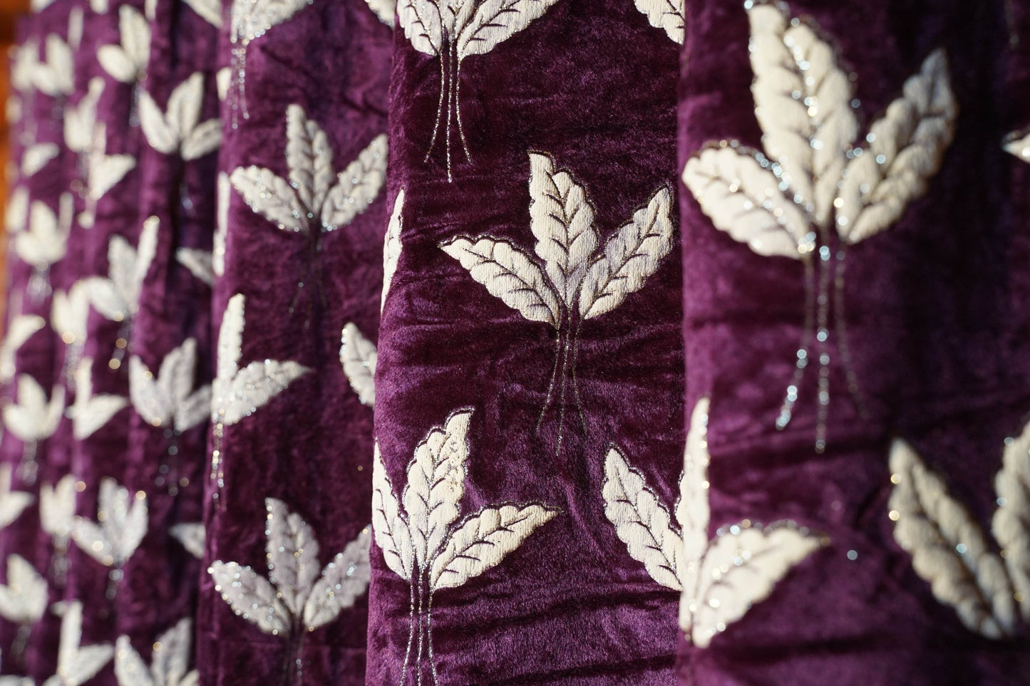 Velvet Table - Print Curtains – Ready to Hang, Fits Most Windows (4x7.5)| Pack of 2 - Homes and Company