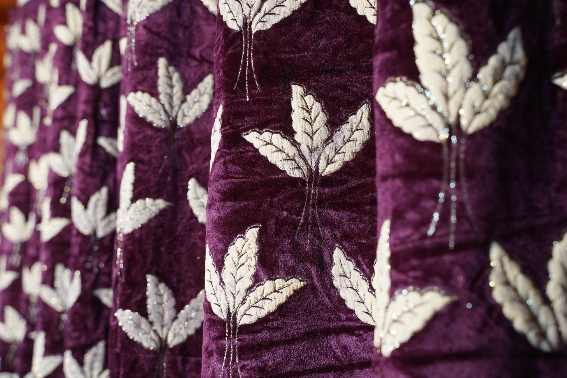Velvet Table - Print Curtains – Ready to Hang, Fits Most Windows (4x7.5)| Pack of 2 - Homes and Company